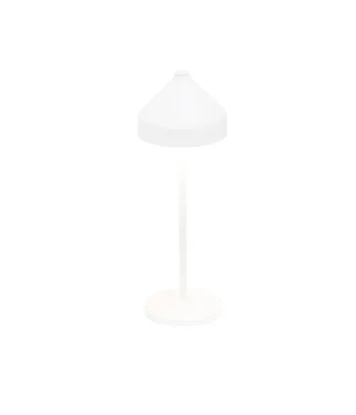 Zafferano Amelie Lampada da Tavolo D 120 Mm H 340 Mm Bianco Opaco