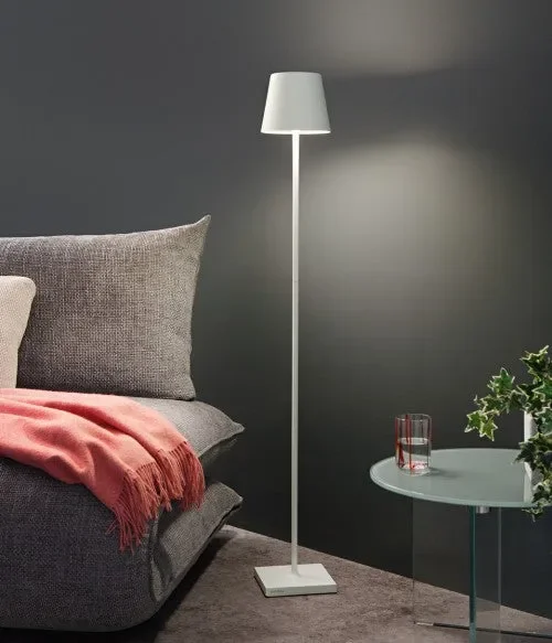 Zafferano Poldina Pro L Corten – Lampada da Terra e Tavolo a Led H122cm - immagine 2