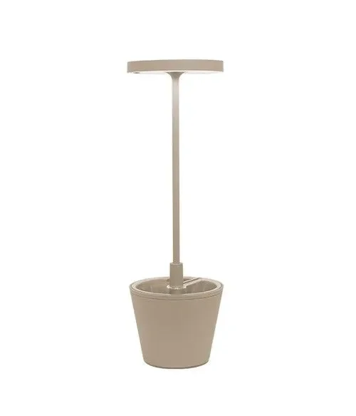 Zafferano Poldina Reverso Sabbia – Lampada da Tavolo a Led H35cm