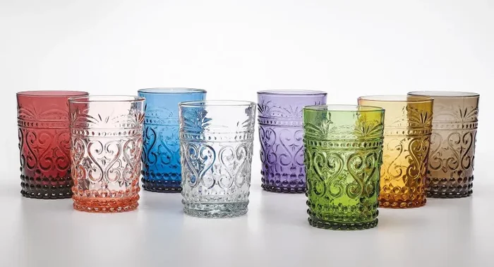 Zafferano Provenzale Bicchiere Rock Turchese 27 Cl 73 x 105 Mm 6 Pz - immagine 2