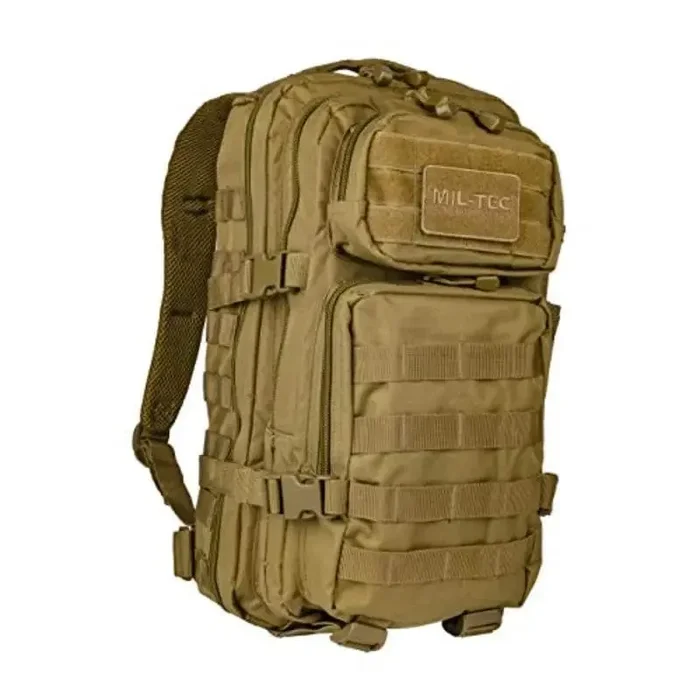 Zaino Tattico US Assault Pack Tan 20 Lt – MilTec