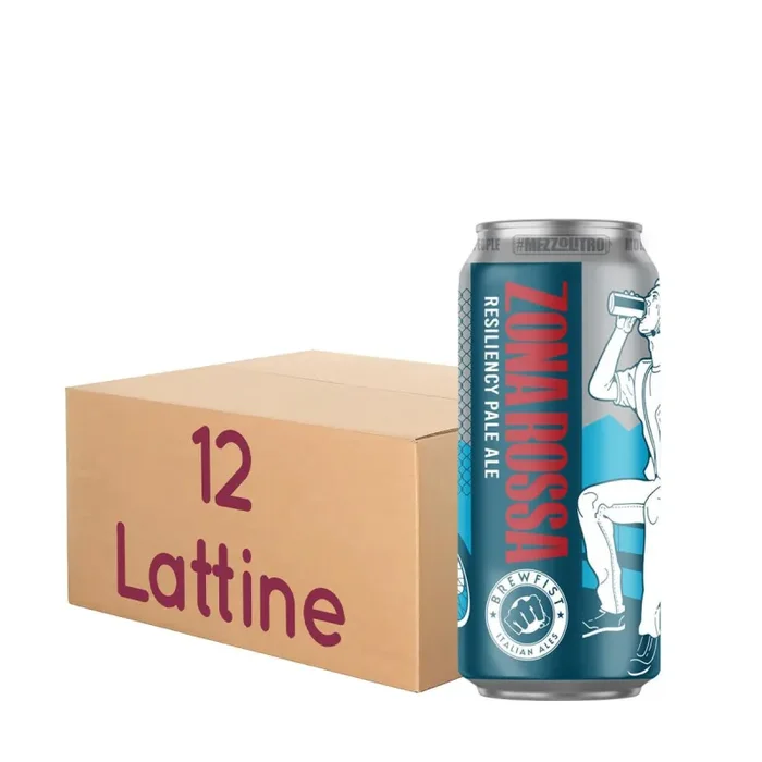 Zona Rossa Brewfist – Resiliency Pale Ale – LATT. 50 Cl KIT 12